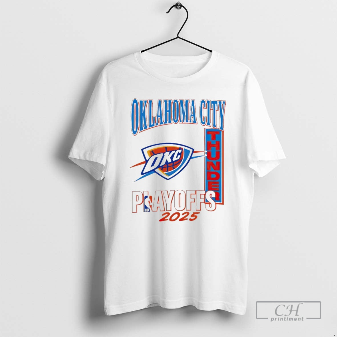 Premium Oklahoma City Thunder Playoffs 2025 Logo Christmas Shirt Sweater