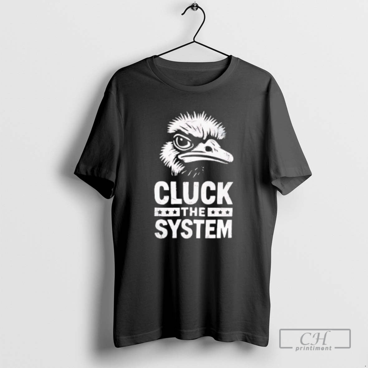 Premium Ostrich Cluck The System Vintage Shirt Sweater