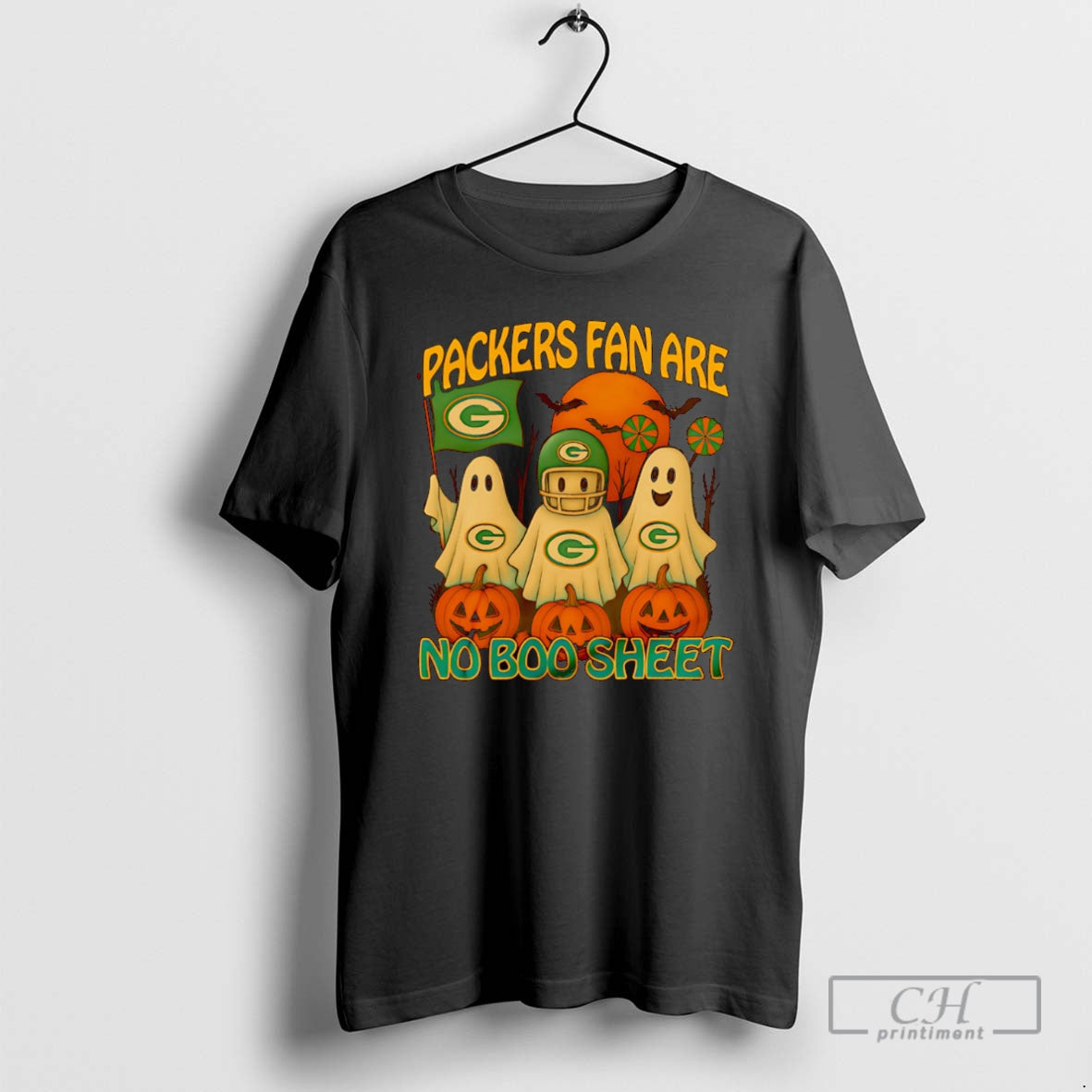 Premium Packers Fan Are No Boo Sheet Halloween Shirt Sweater