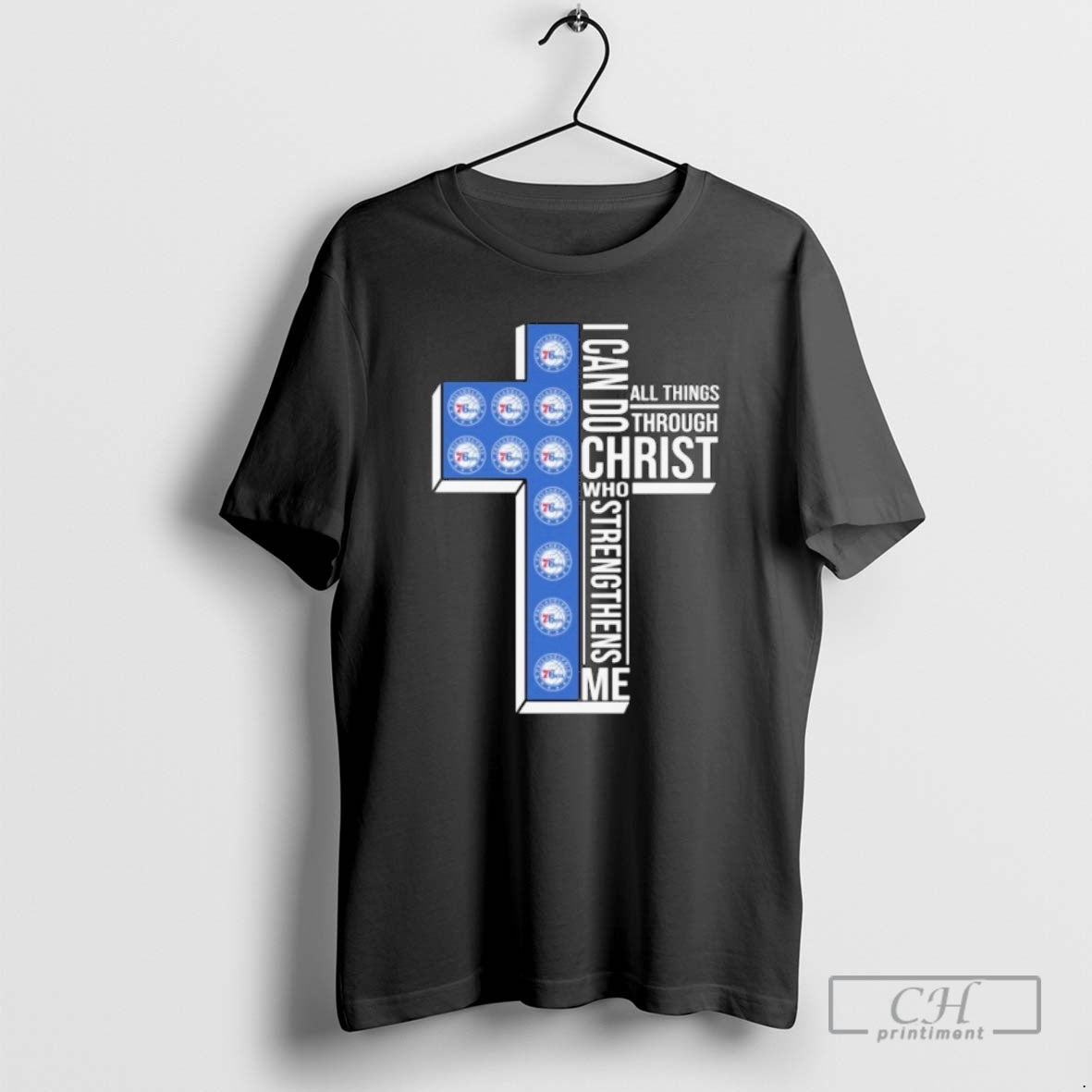 Premium Philadelphia 76ers I Can Do All Things Through Christ Who Strengthen Me Shirt Sweater