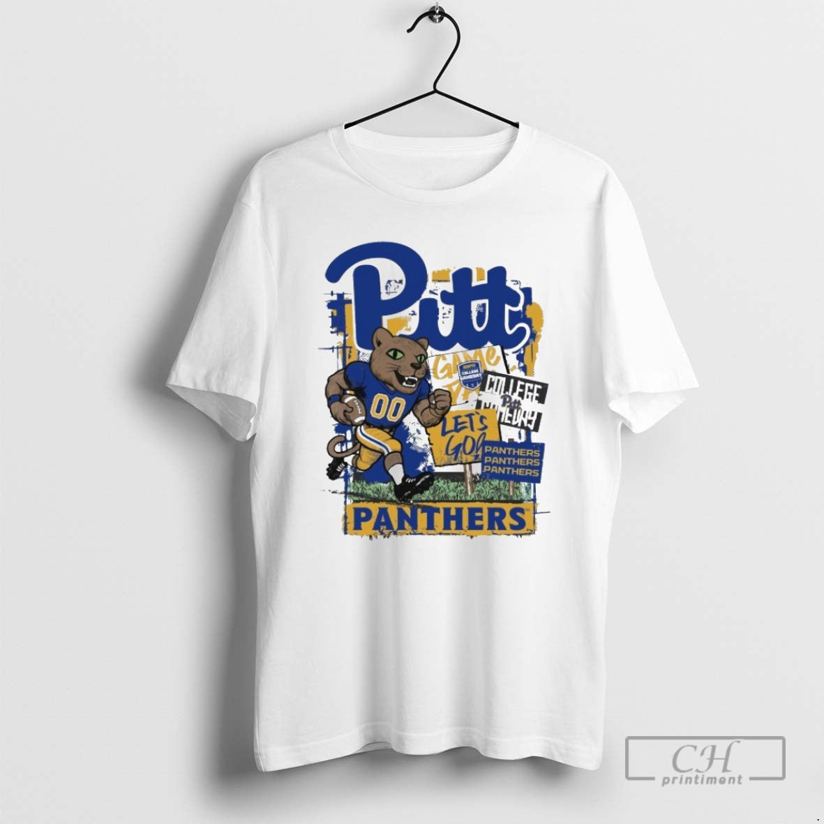Premium Pitt Panthers Lets Go 2025 College Gameday Mascot Runner Shirt Sweater