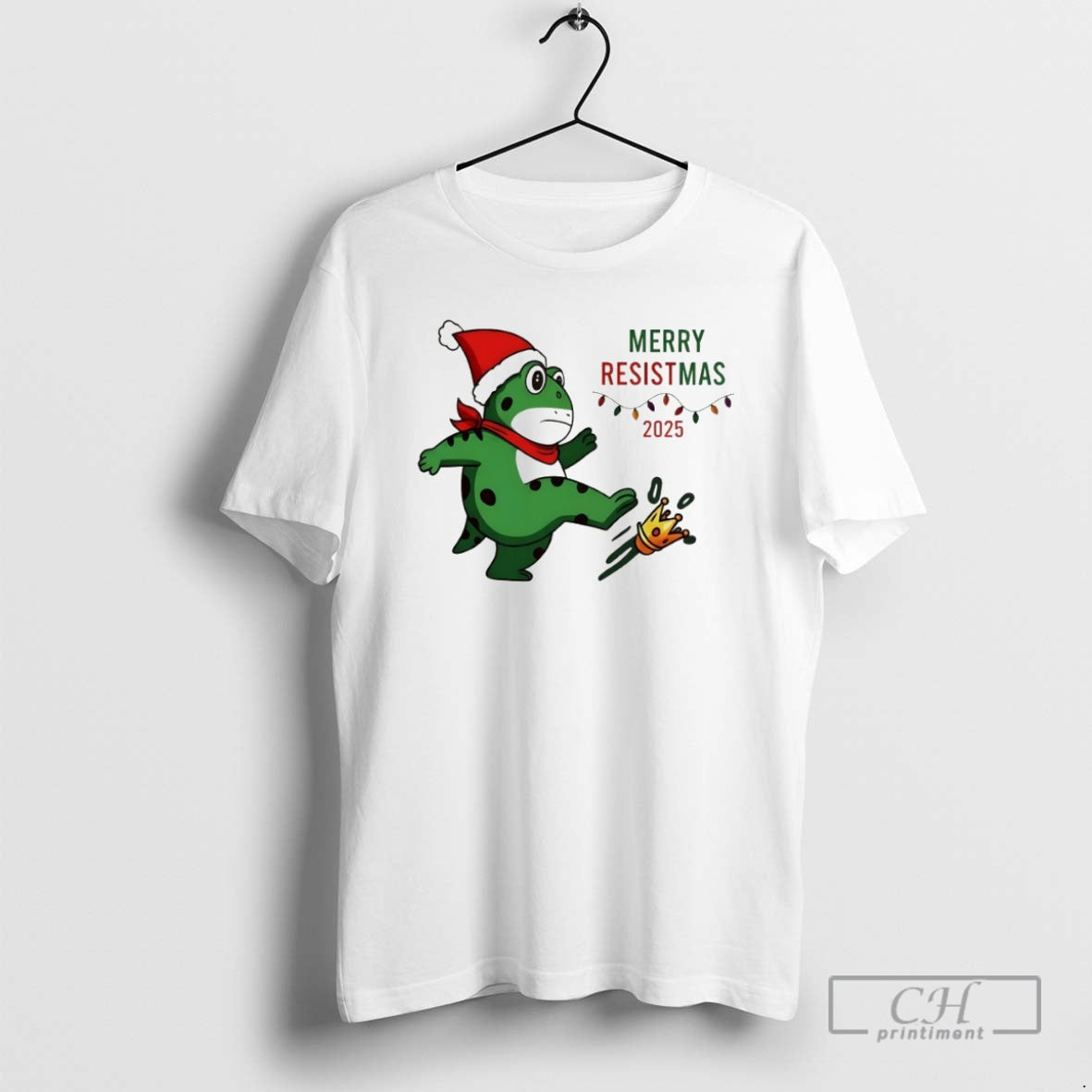 Premium Portland Frog Kick Crown Resist Merry Christmas Merry Christmas Shirt Sweater