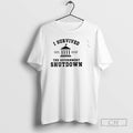 Premium Quirky I Survived The Government Shutdown October 2025 Shirt Sweater