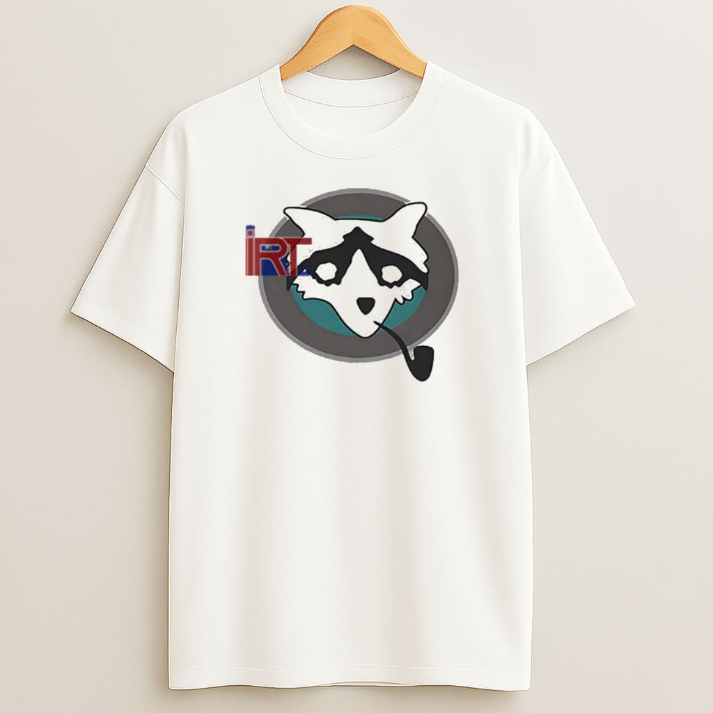 Premium Raccoon With Pipe Sweatshirt Tee