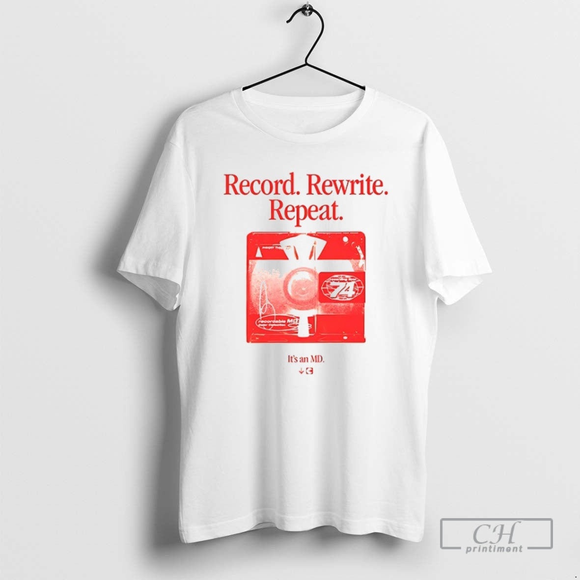 Premium Record Rewrite Repeat Its An Md Shirt Sweater