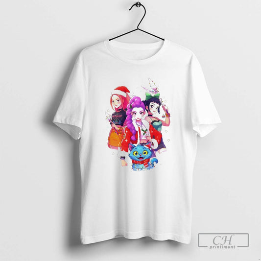Premium Saja Girls Christmas Anime Lover Kpop Huntrix Christmas Shirt Sweater