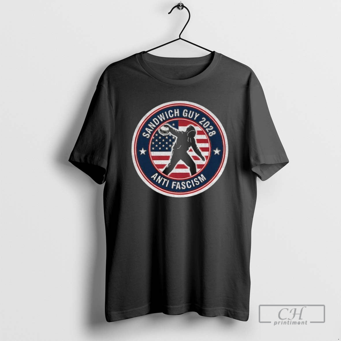 Premium Sandwich Guy Resist 2025 Anti Fascism Ameircan Flag Shirt Sweater