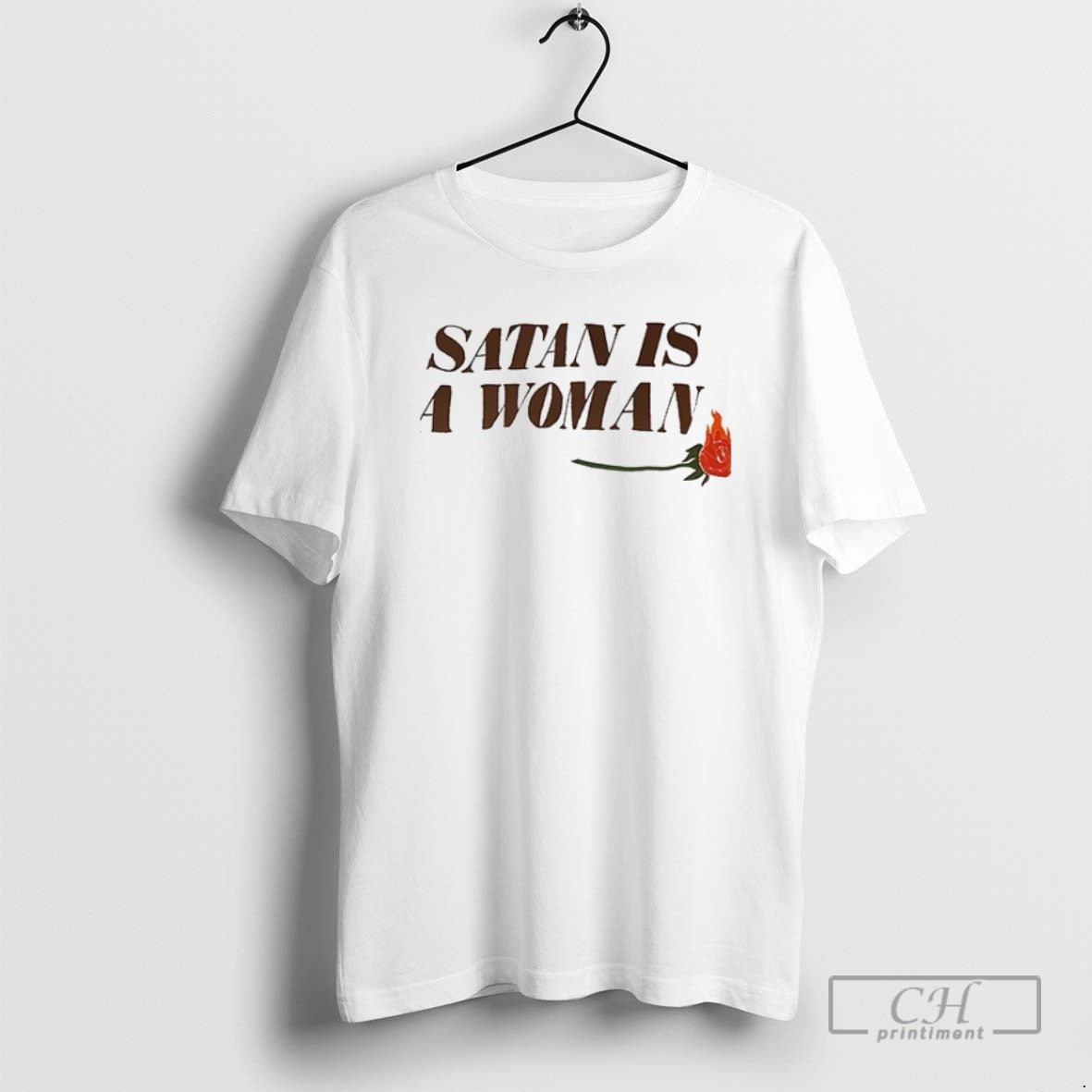 Premium Satan Is A Woman Shirt Sweater