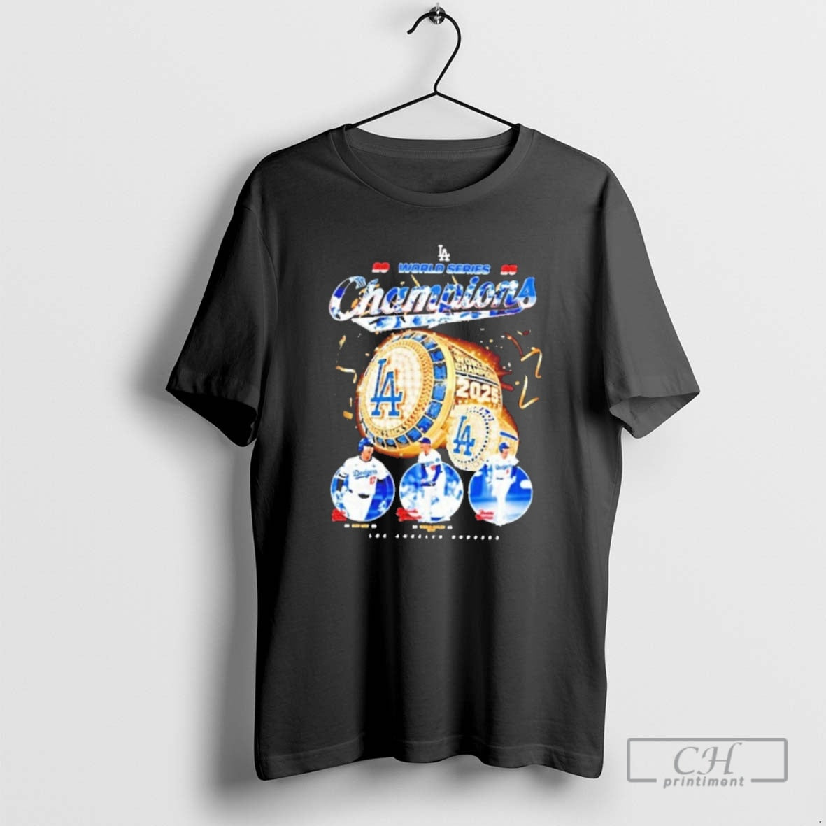 Premium Shohei Ohtani Yoshinobu Yamamoto And Freddie Freeman La Dodgers 2025 World Series Champions
