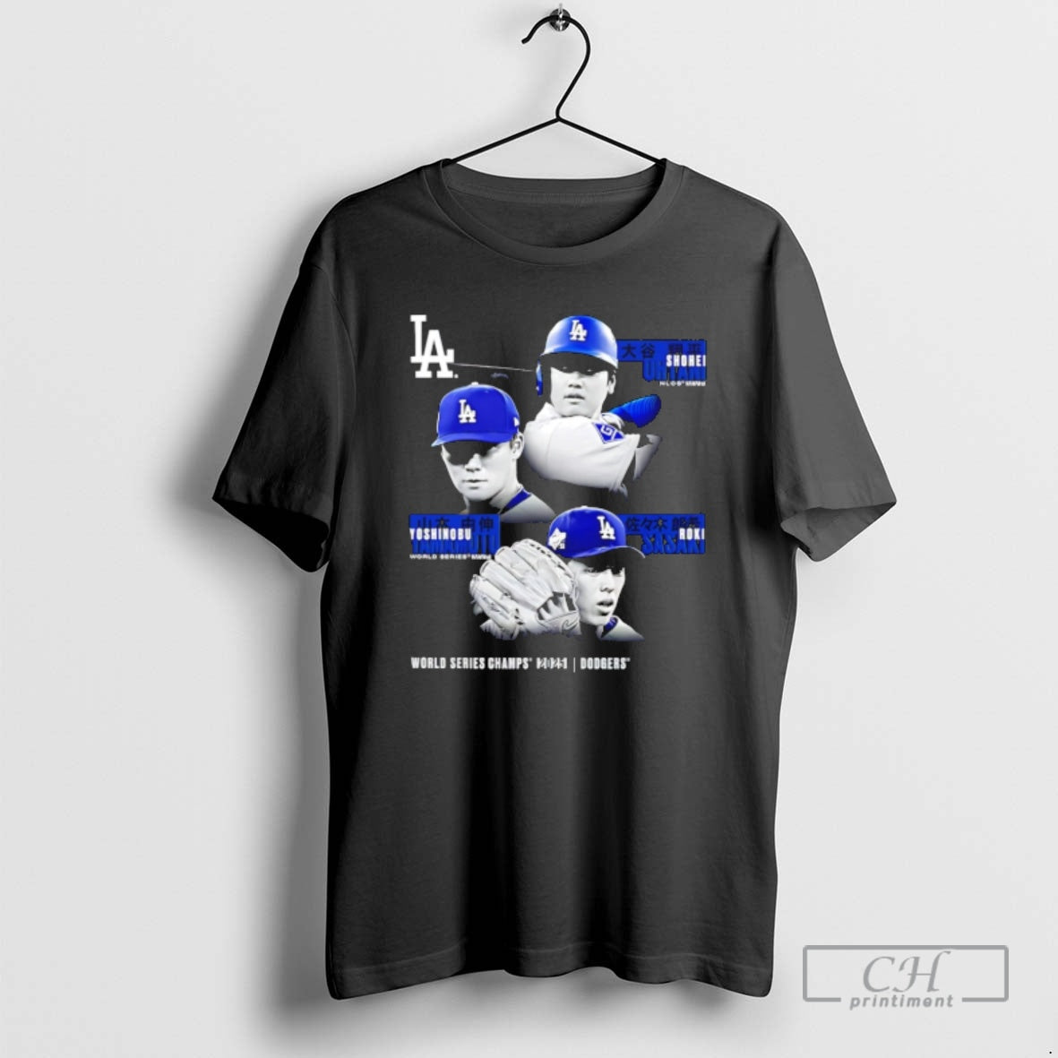 Premium Shohei Ohtani Yoshinobu Yamamoto Roki Sasaki La Dodgers 2025 Ws Champions Historic Performances