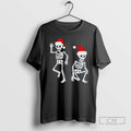 Premium Skeleton Santa Hat Anti Trump Merry Christmas Shirt Sweater