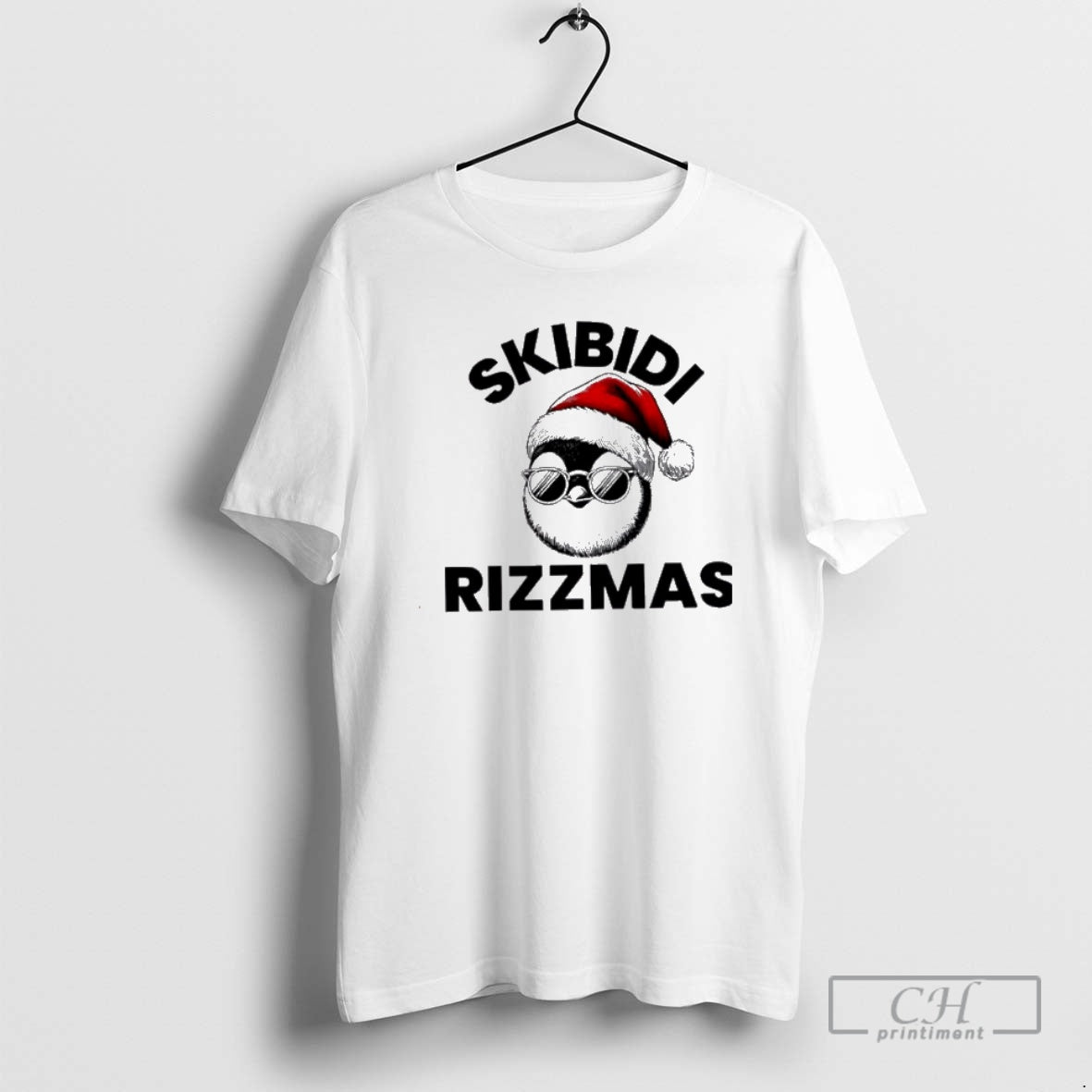 Premium Skibidi Rizzmas Funny Christmas Penguin Shirt Sweater
