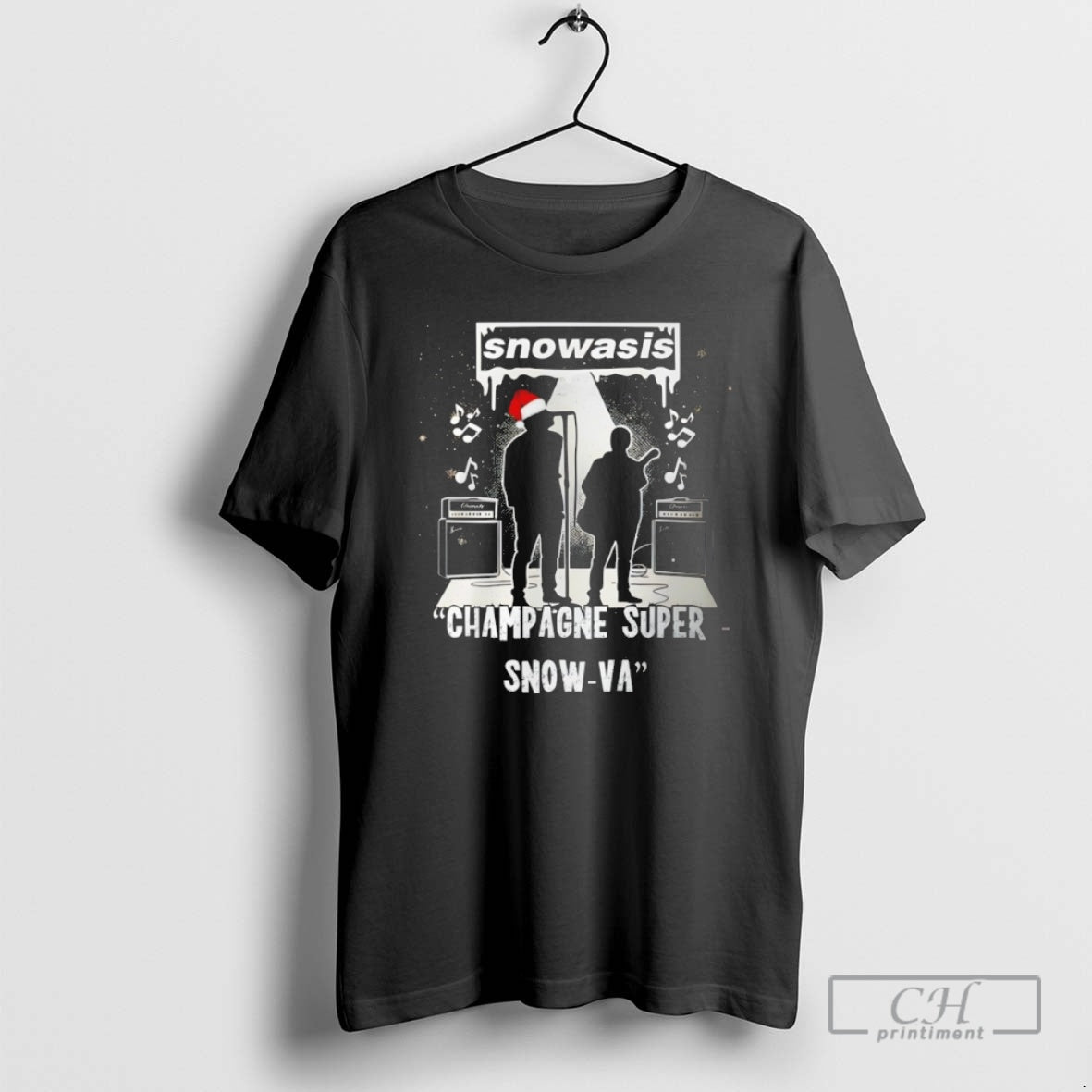 Premium Snowasis Christmas Oasis Parody Champagne Super Snow Va Shirt Sweater