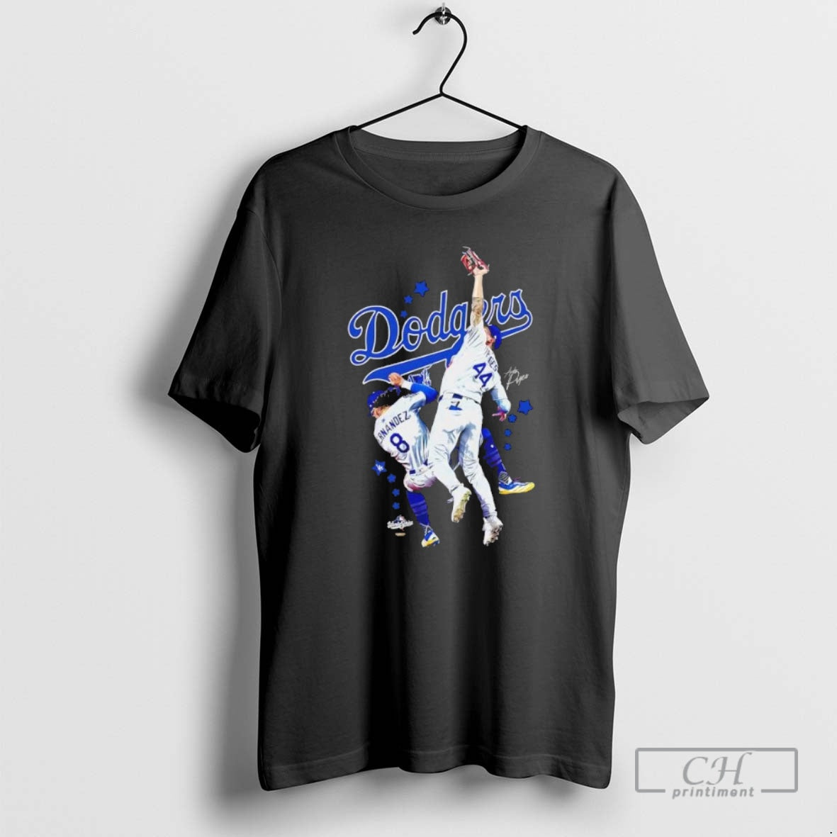 Premium The Catch Dodgers Baseball Graphic Black Shirt Sweater