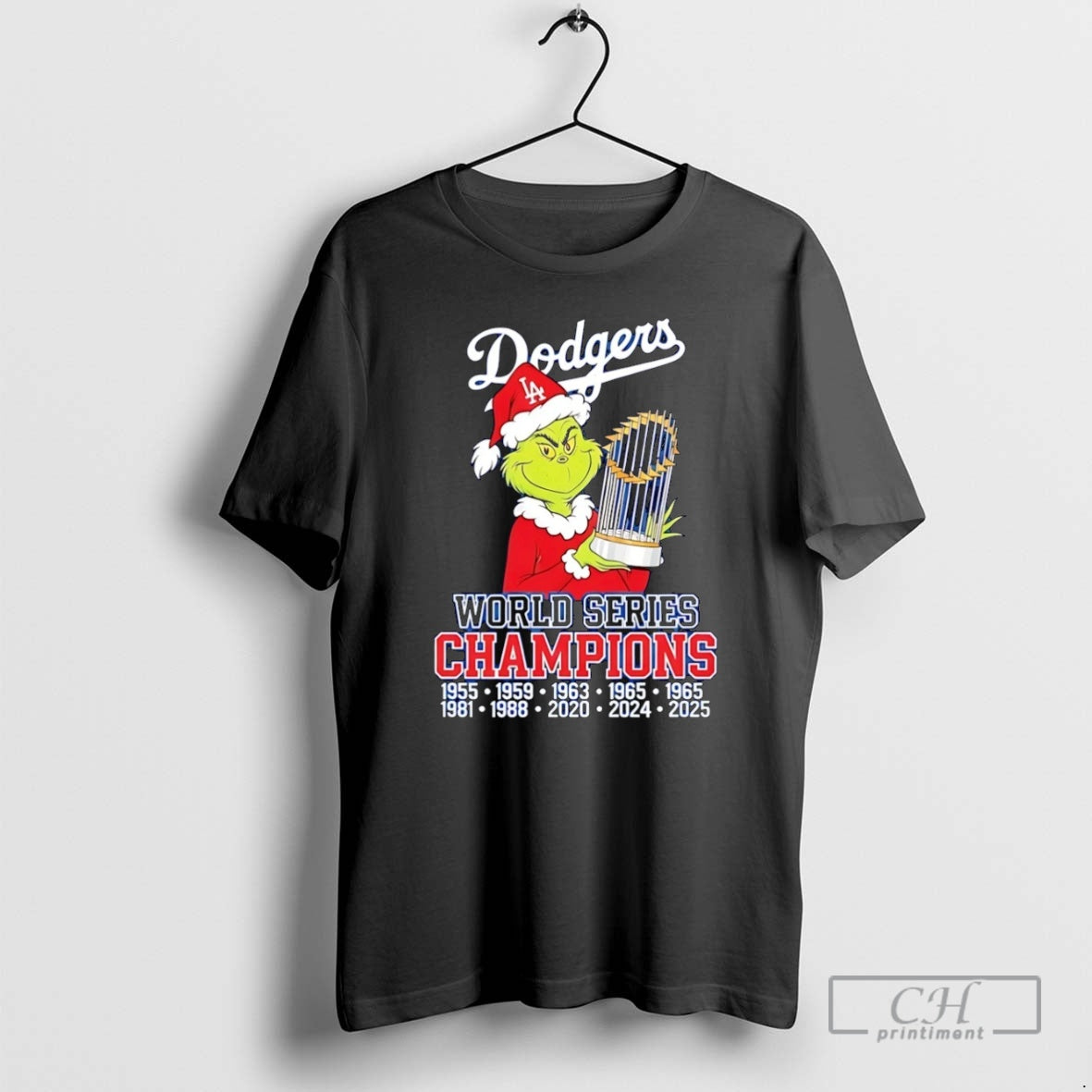 Premium The Grinch Los Angeles Dodgers World Series Champions 2025 Christmas Christmas Shirt Sweater