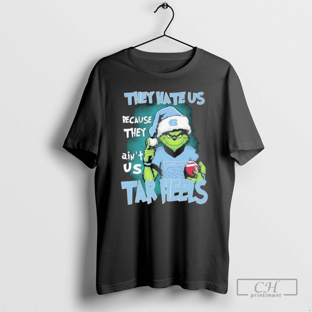Premium The Grinch They Hate Us Because They Aint Us Unc Tar Heels North Carolina