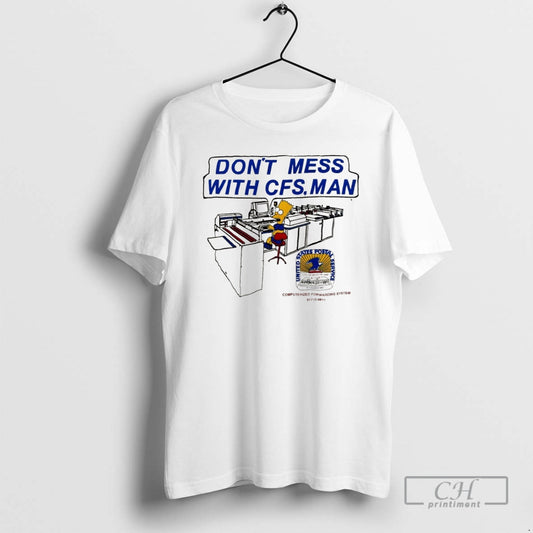 Premium The Simpsons Dont Mess With Cfs Man Christmas Shirt Sweater