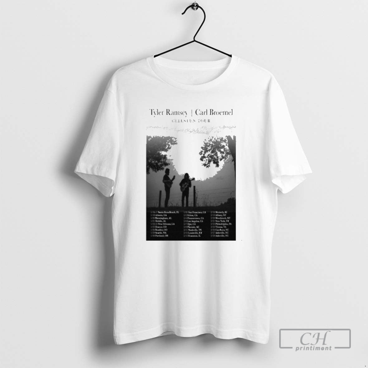 Premium Tyler Ramsey Carl Broemel 2026 Tour Dates Shirt Sweater