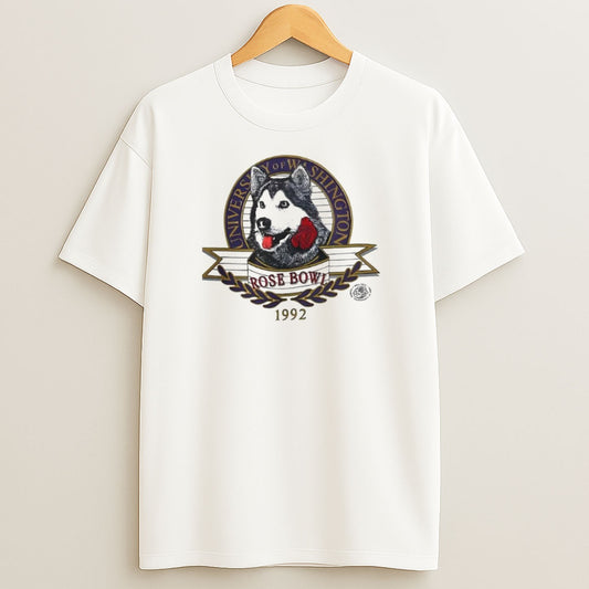 Premium University Of Washington Rose Bowl 1992 Vintage Sweatshirt Tee