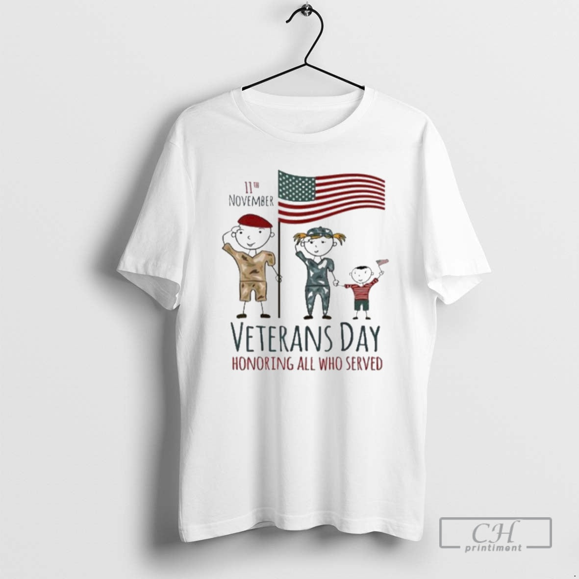 Premium Veterans Day Honoring All Who Served 11th November 2025 American Flag Shirt Sweater