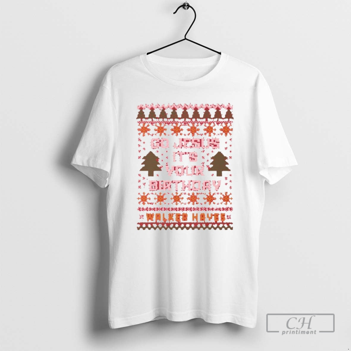 Premium Walker Hayes Go Jesus Its Your Birthday Ugly Christmas Shirt Sweater