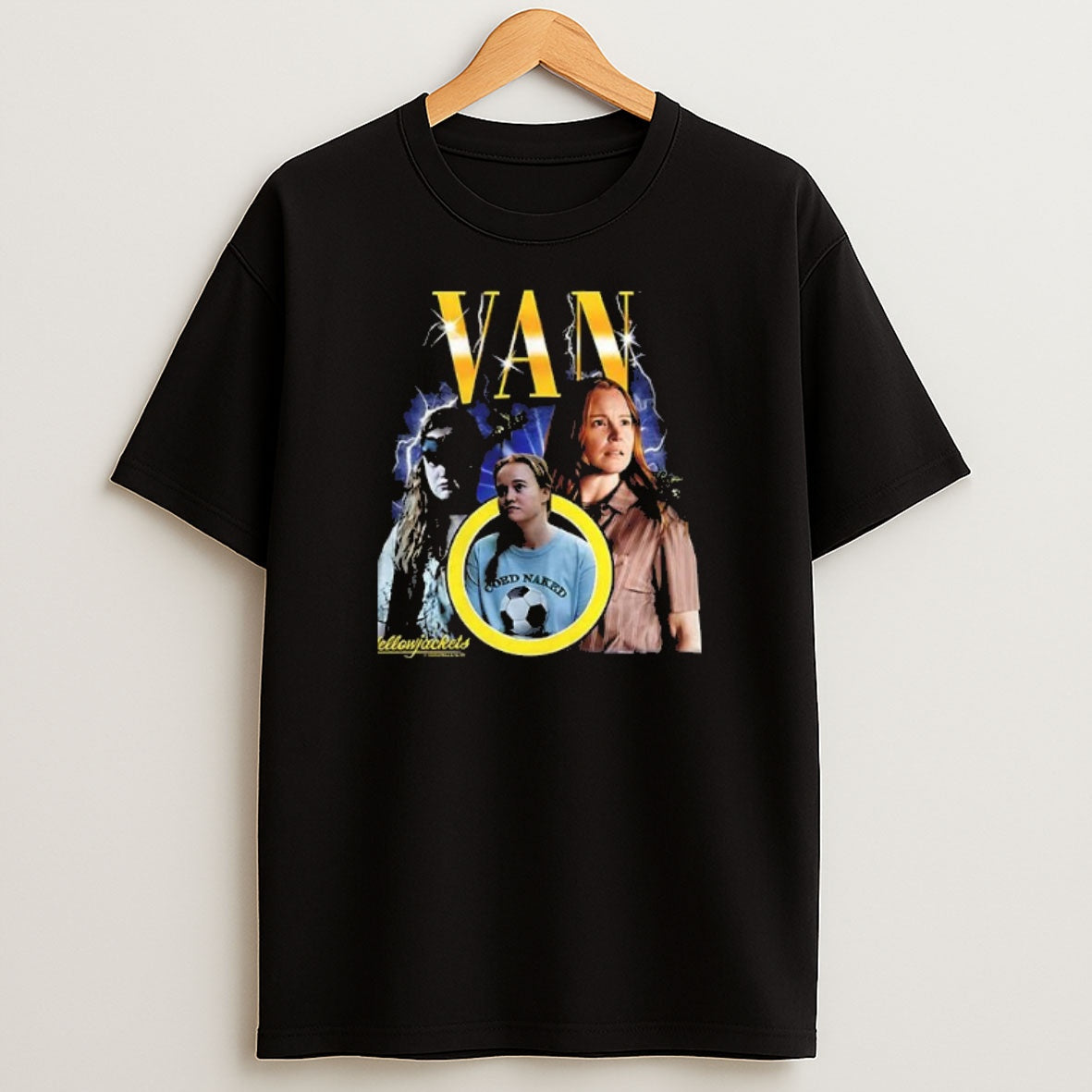 Premium Yellowjackets Van Palmer Shauna Shipman Graphic Lightning Sweatshirt Tee