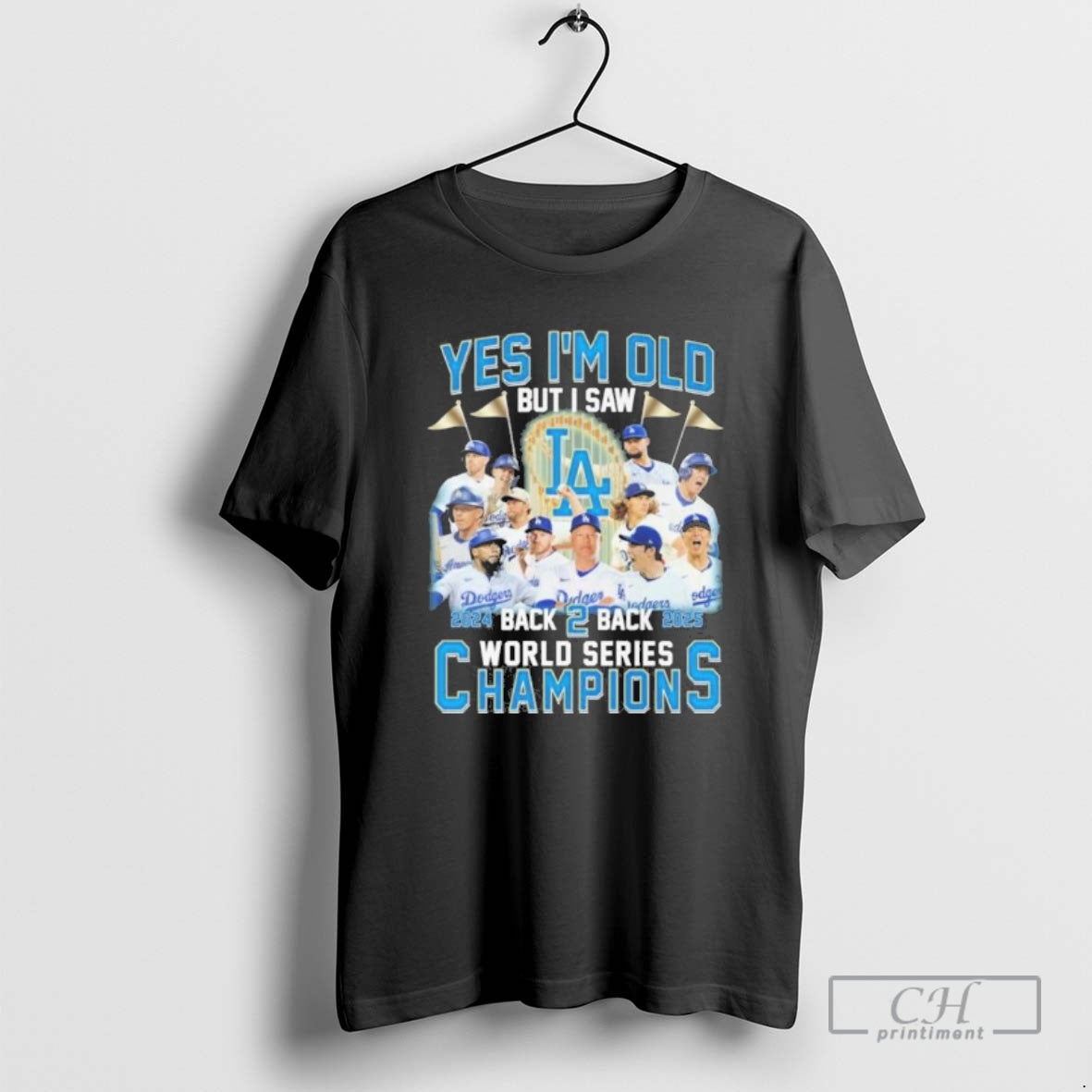 Premium Yes Im Old But I Saw Los Angeles Dodgers Back 2 Back World Series