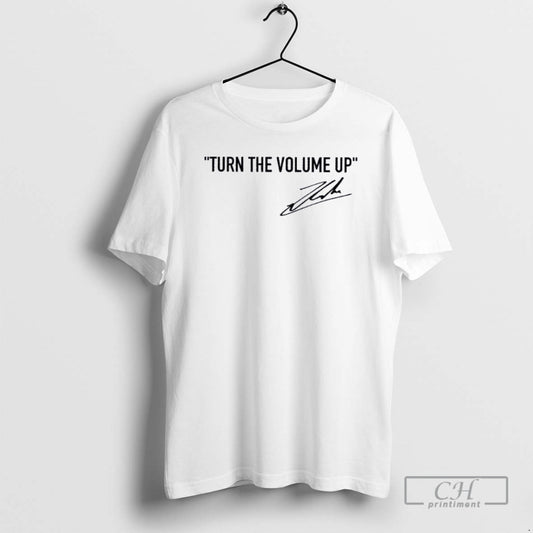 Premium Zohran Mamdani Political Activist Turn The Volume Up Signature Shirt Sweater