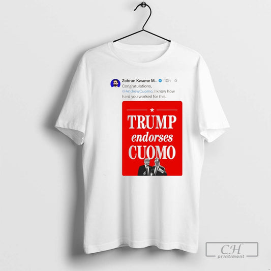 Premium Zohran Mamdani On X Trump Endorses Cuomo Christmas Shirt Sweater