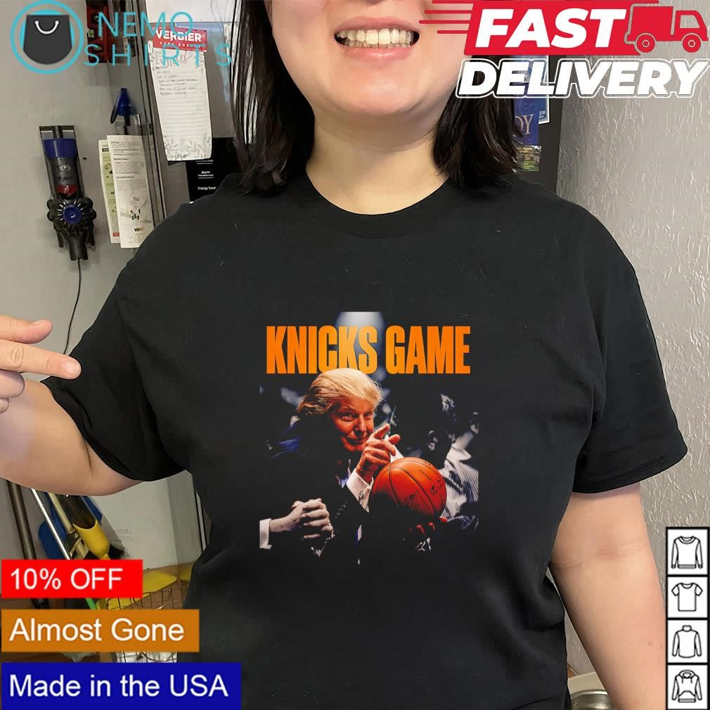 President Trump invited New York Knicks game shirt