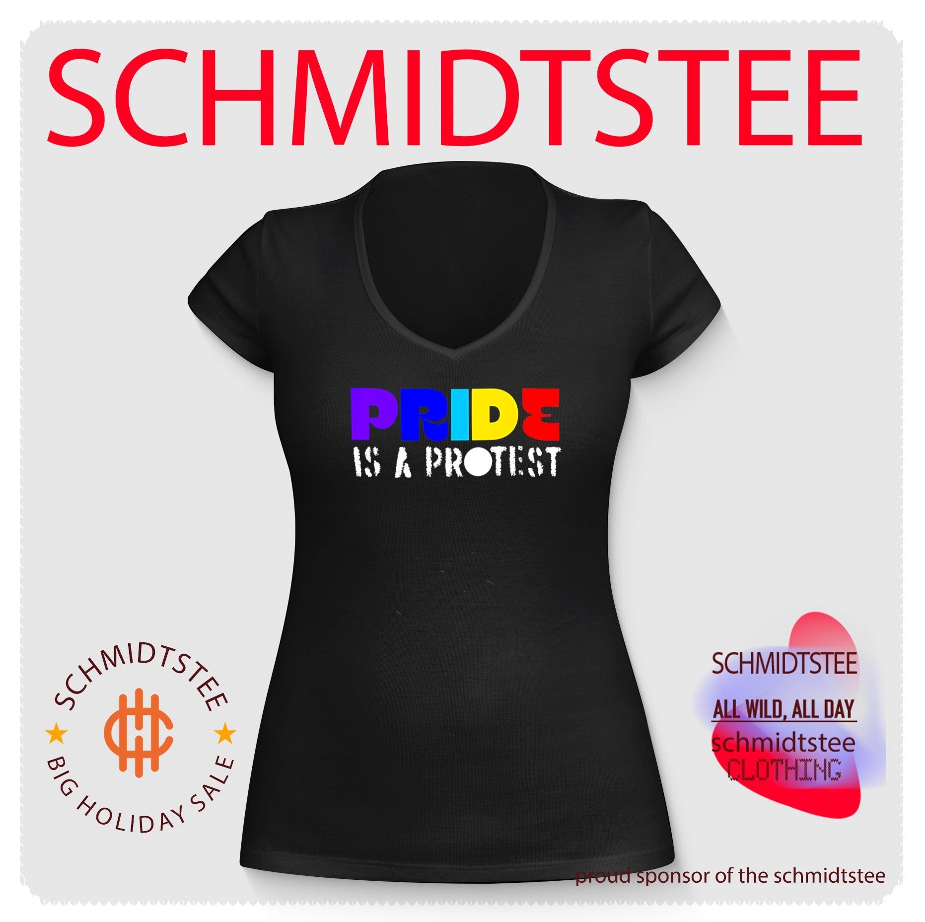 Pride is a protest simple text shirt