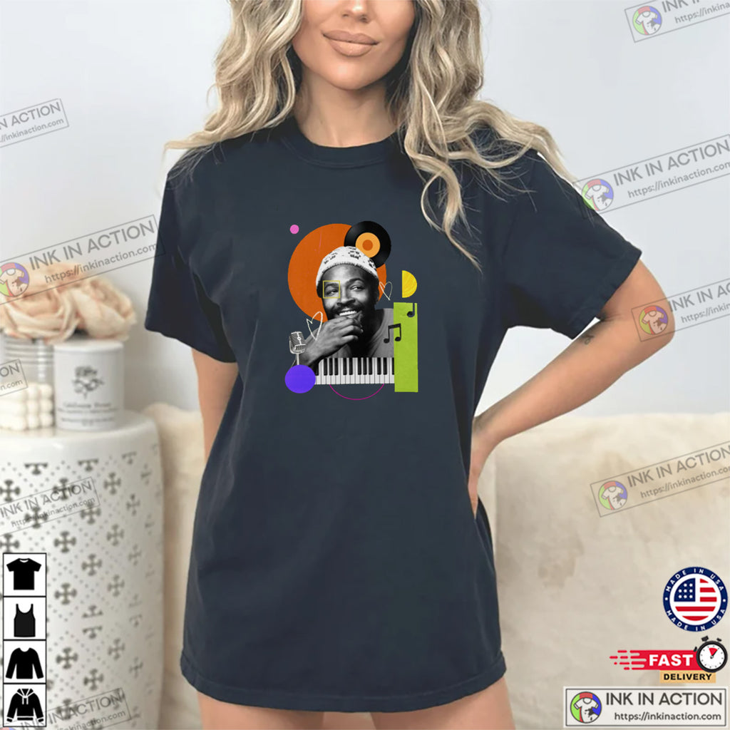 Prince of Soul Marvin Gaye Portrait T-shirt