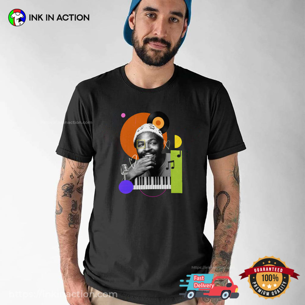 Prince of Soul Marvin Gaye Portrait T-shirt