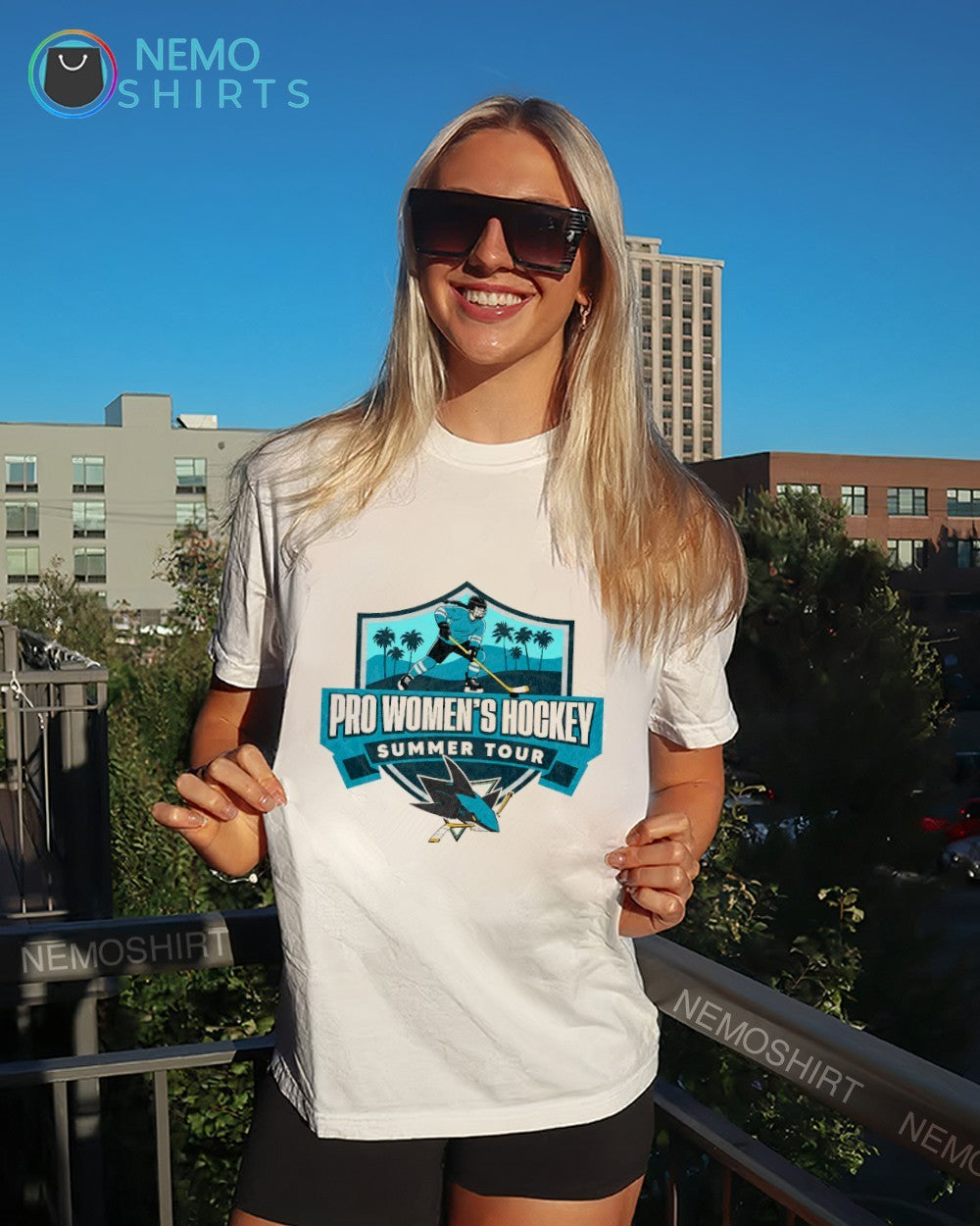 Pro Women’s Hockey Summer Tour San Jose Sharks shirt