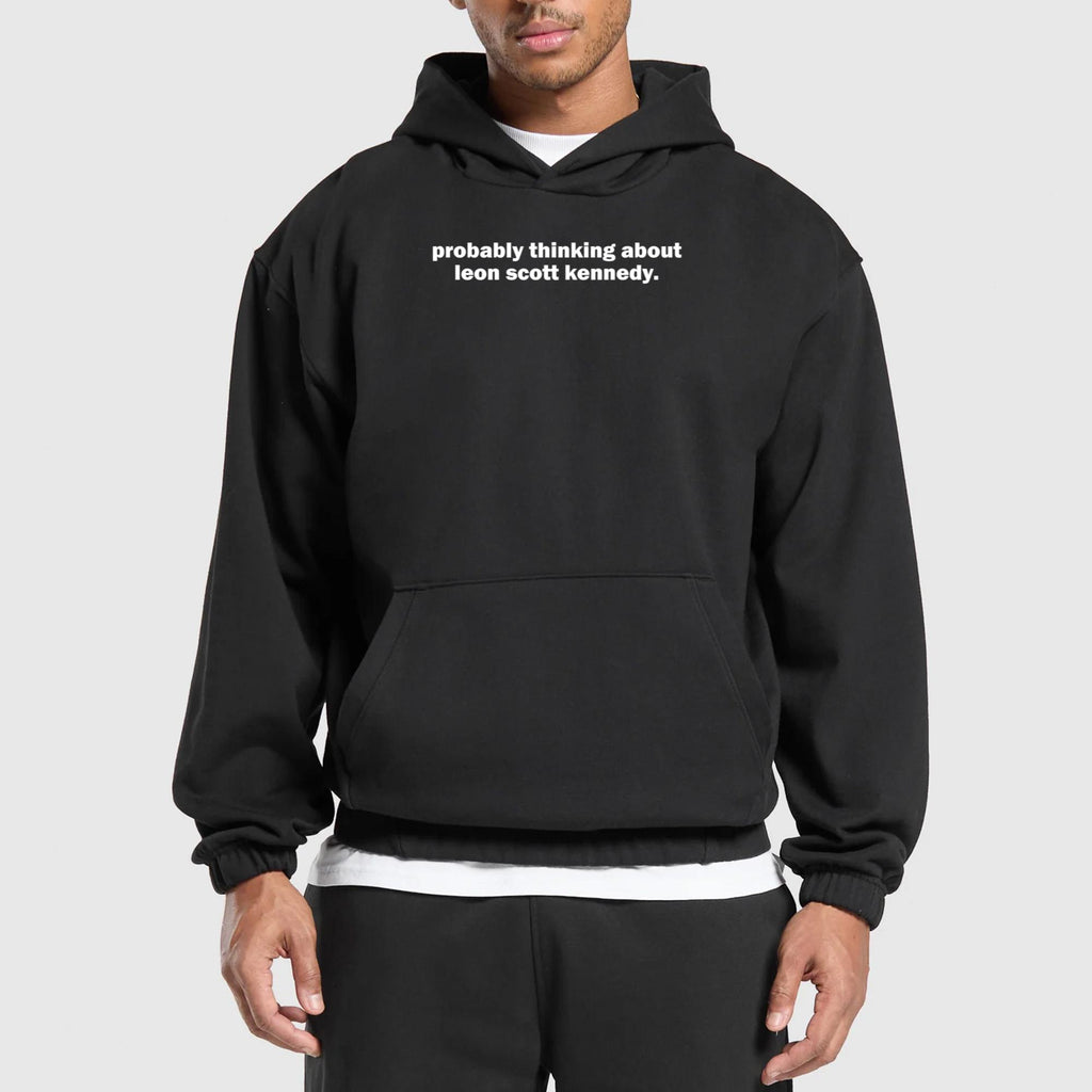 Probably Thinking About Leon Scott Kennedy Shirt