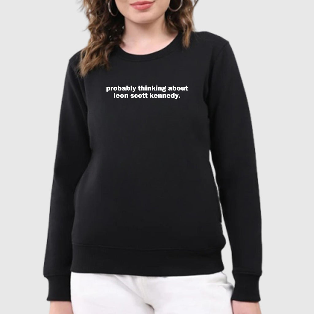 Probably Thinking About Leon Scott Kennedy Shirt
