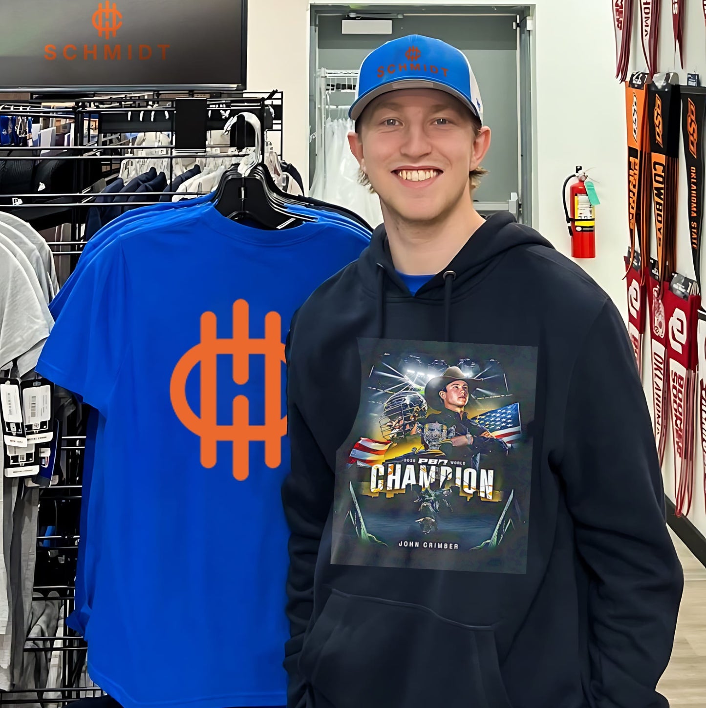 Professional Bull Riders 2026 World Champions John Crimber illustration shirt