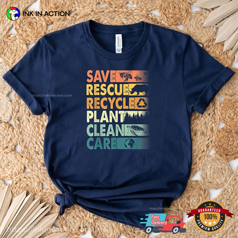 Protect Earth Global Recycling Day Comfort Colors T-shirt