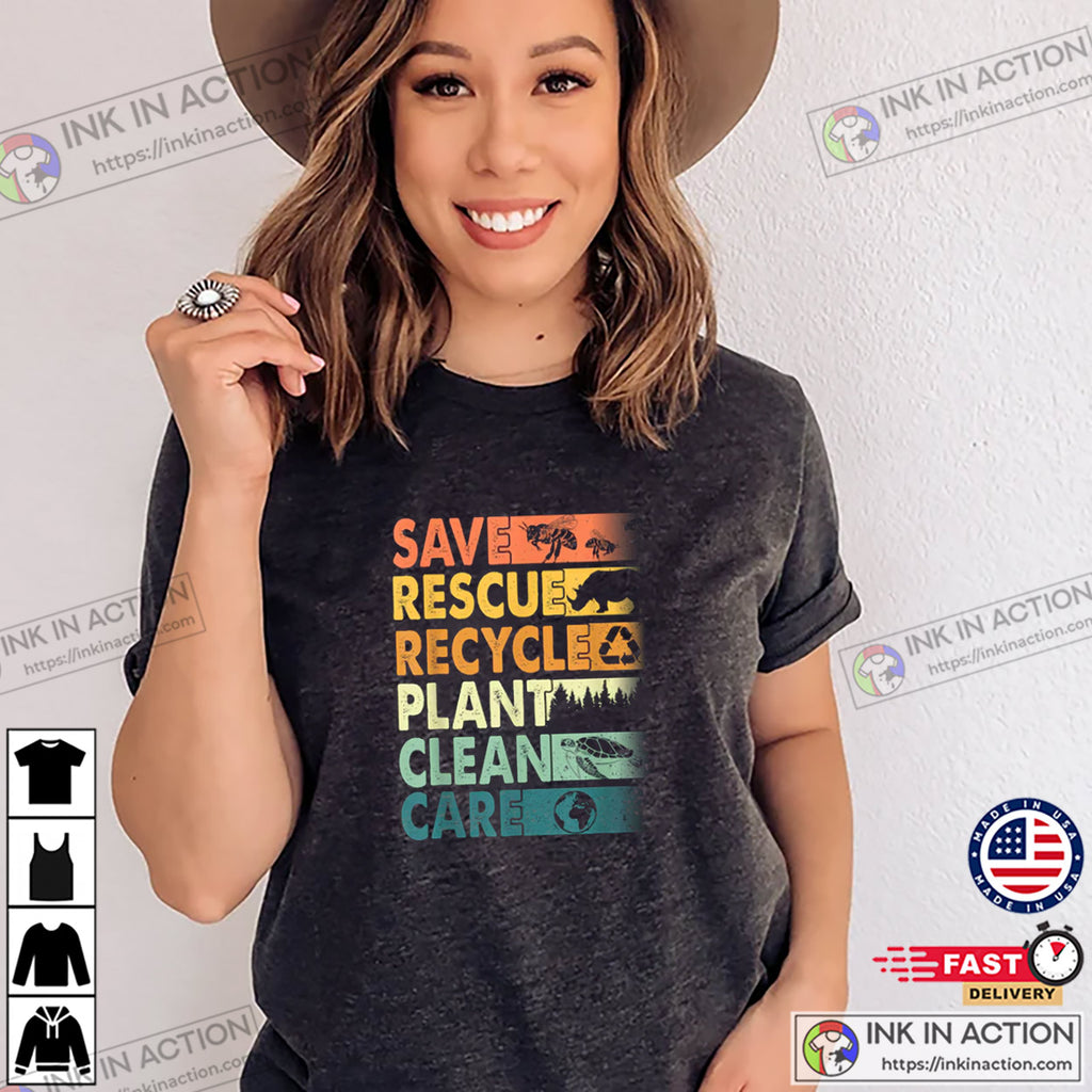 Protect Earth Global Recycling Day Comfort Colors T-shirt