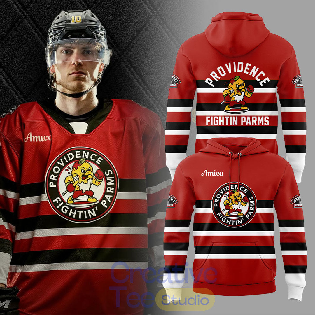 Providence Bruins Fightin Parms Strike Back Hoodie