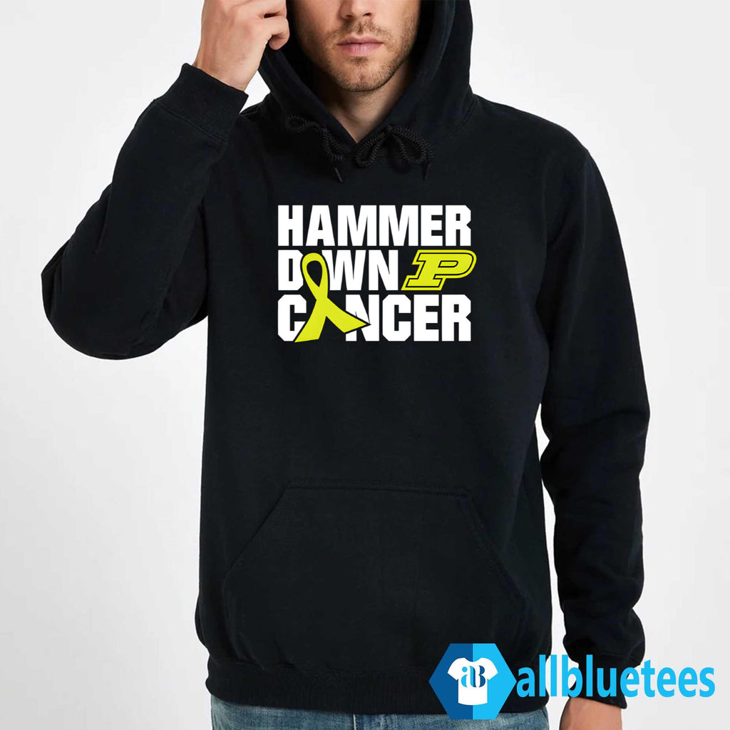 Purdue Hammer Down Cancer Shirt