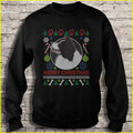 Border Collie dog breed ugly Christmas sweater