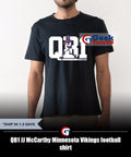 QB1 JJ McCarthy Minnesota Vikings football shirt