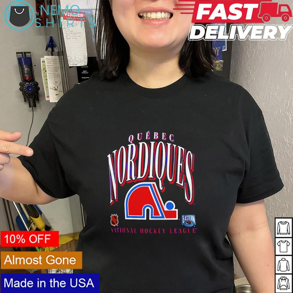 Quebec Nordiques National Hockey League logo shirt