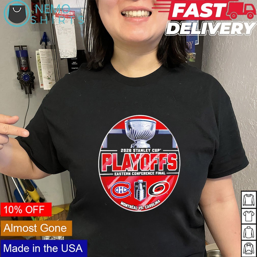 Carolina Hurricanes vs Montreal Canadiens 2026 Stanley cup Eastern Conference Final shirt