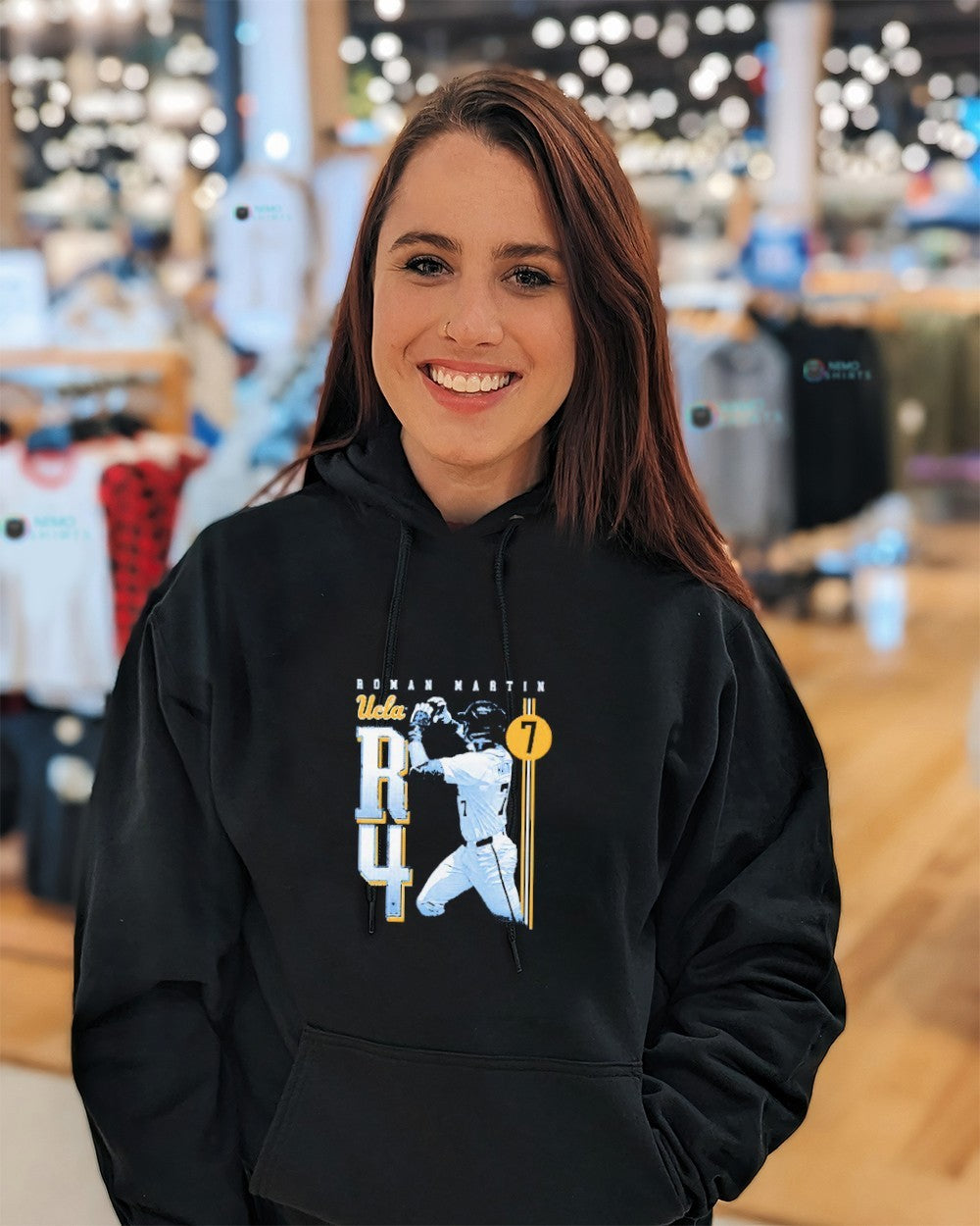 R4 Roman Martin Ucla Bruins player stripe shirt