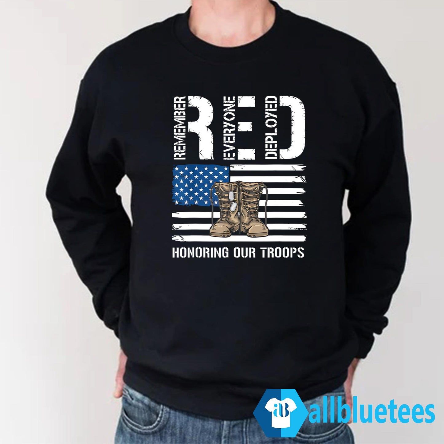 RED Honoring Our Troops Shirt
