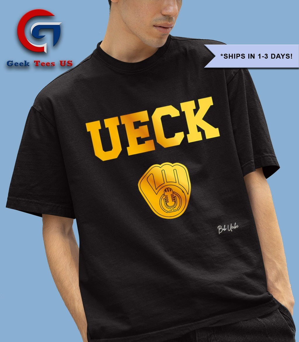 RIP Bob Uecker Mr. Baseball Milwaukee Brewers logo shirt