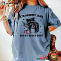 Raccoon And Strawberry Jams But My Glock Don’t Funny Comfort Colors T-shirt