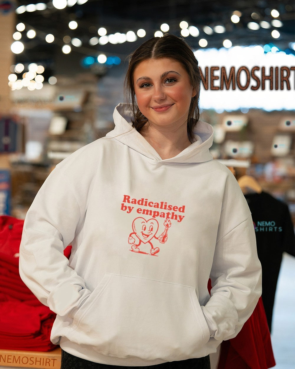 Radicalised by empathy shirt